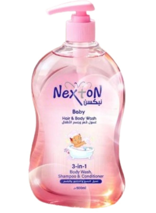 Baby Hair & Body Wash 3 in 1 Body Wash, Shampoo & Conditioner 500ML